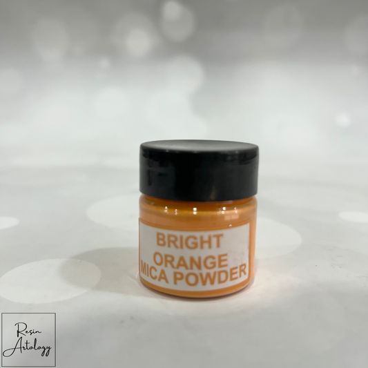 Bright Orange Pearl Mica Powder Pigment