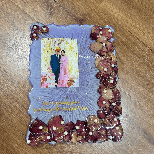 Customised Resin Photo Frame for Home Decor Personalized Gift - Customized with Your Photos and Text