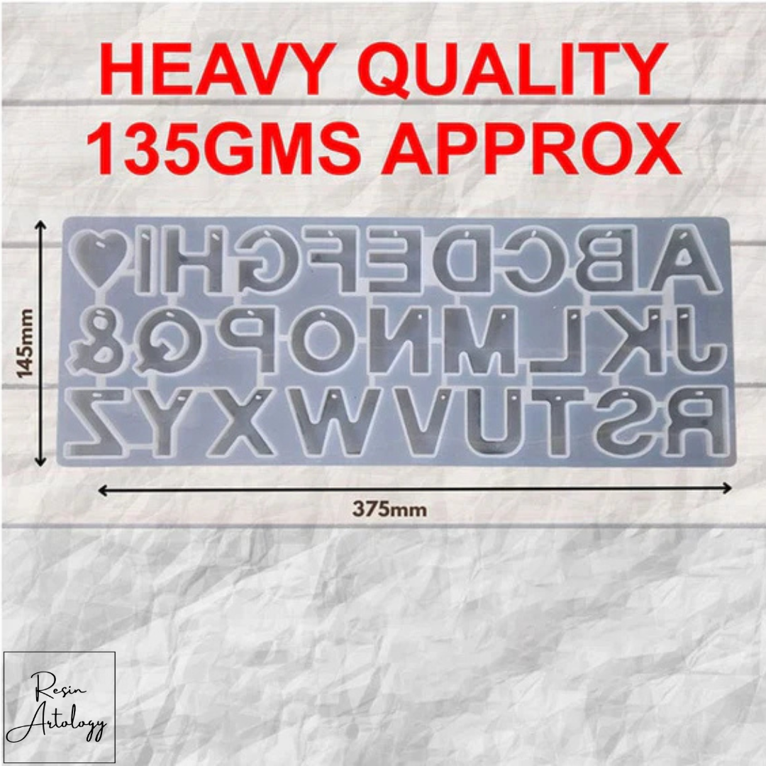 ALPHABET MOULD WITH HEART
