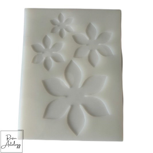 3D FLOWER MOULD 4 IN 1